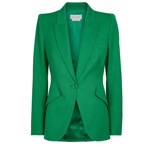 Virgin wool blazer, Alexander McQueen